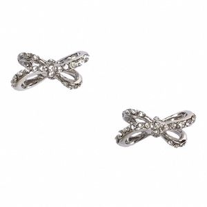 Kate Spade Silver Tied Up Earrings